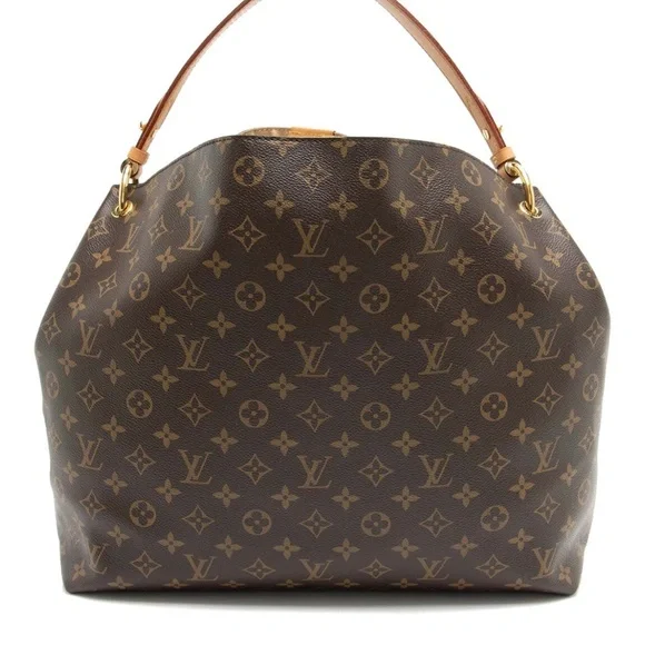 Louis Vuitton Dark Brown Monogram Shoulder Bag - Picture 2 of 12